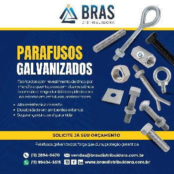 Parafusos galvanizados a fogo