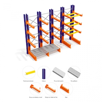 Sistema Em Estante Cantilever