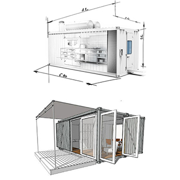 Locação de Cozinha Container
