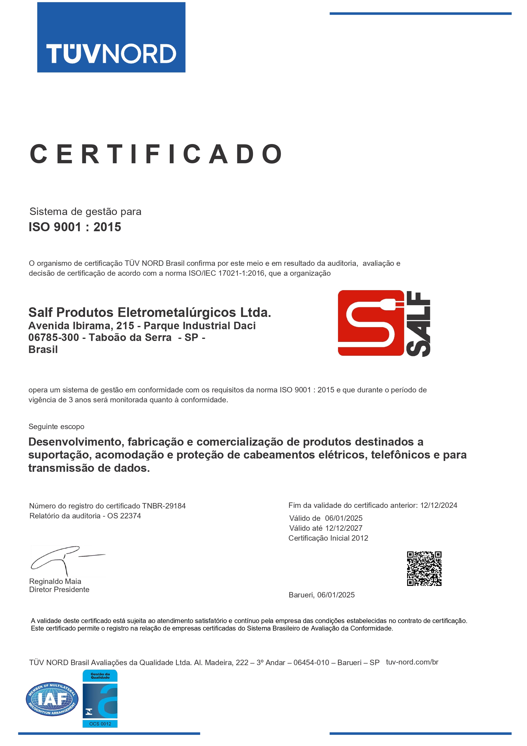 Certificações