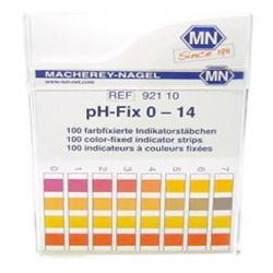 Papel pH-fix de 0-14 grad.de 1 pH c/100 tiras de 6x85mm